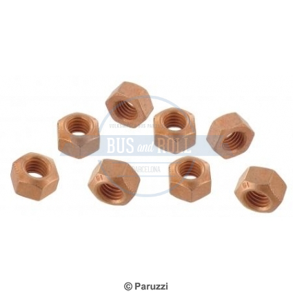 coppered-exhaust-nuts-8-pieces